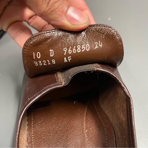 Vtg Florsheim Imperial‎ Gold Bit Penny Loafers Brown Leather Dress Shoes Sz 10 D - Picture 13 of 13